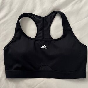 Adidas Women's Black and White Sports Bra